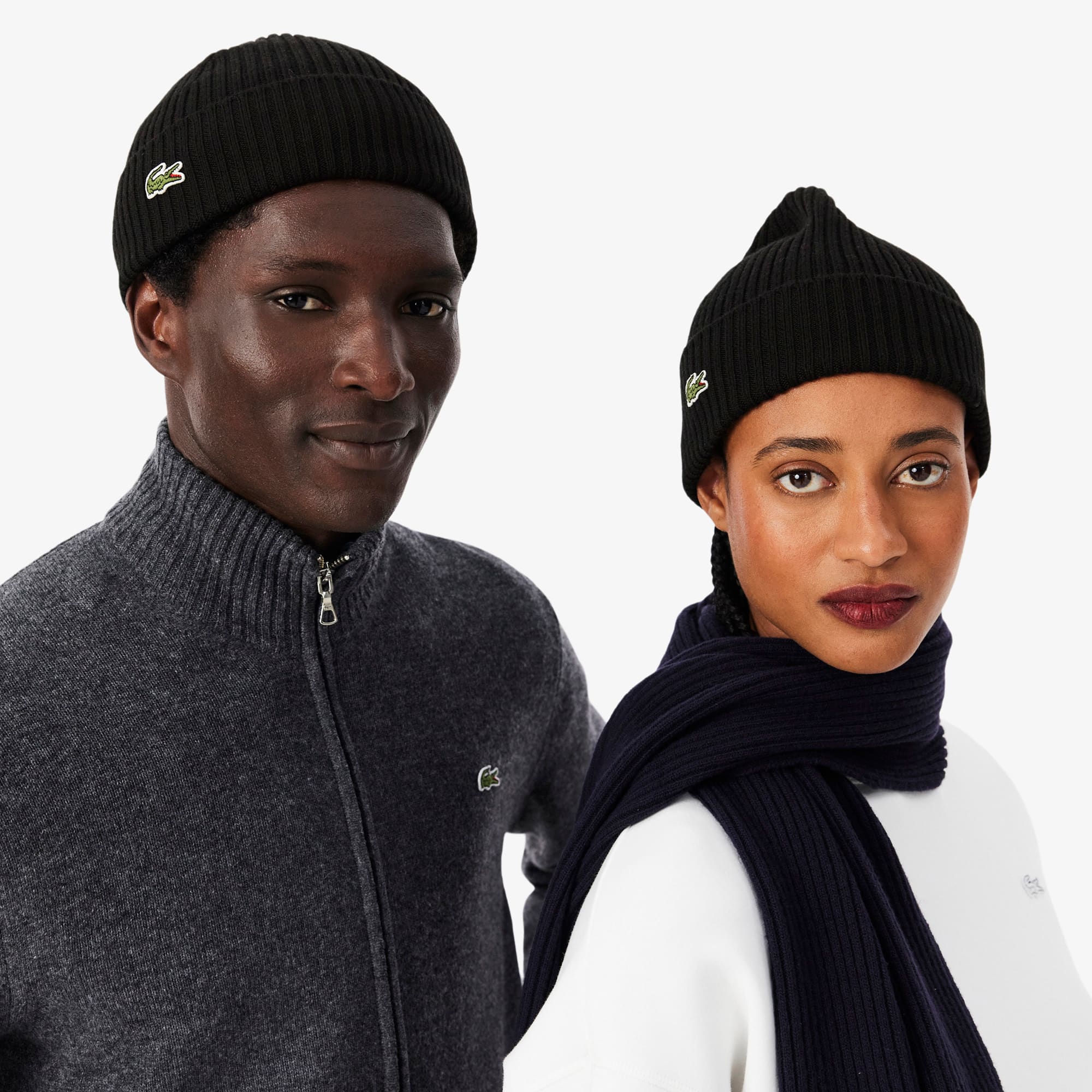 Rib Knit Brushed Wool Beanie - Men's beanies - New In 2026 | Lacoste