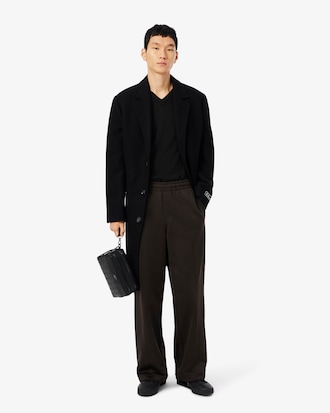 Merino Wool Monochrome V Neck Sweater