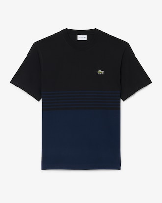 Striped Jersey Colour-block T-shirt