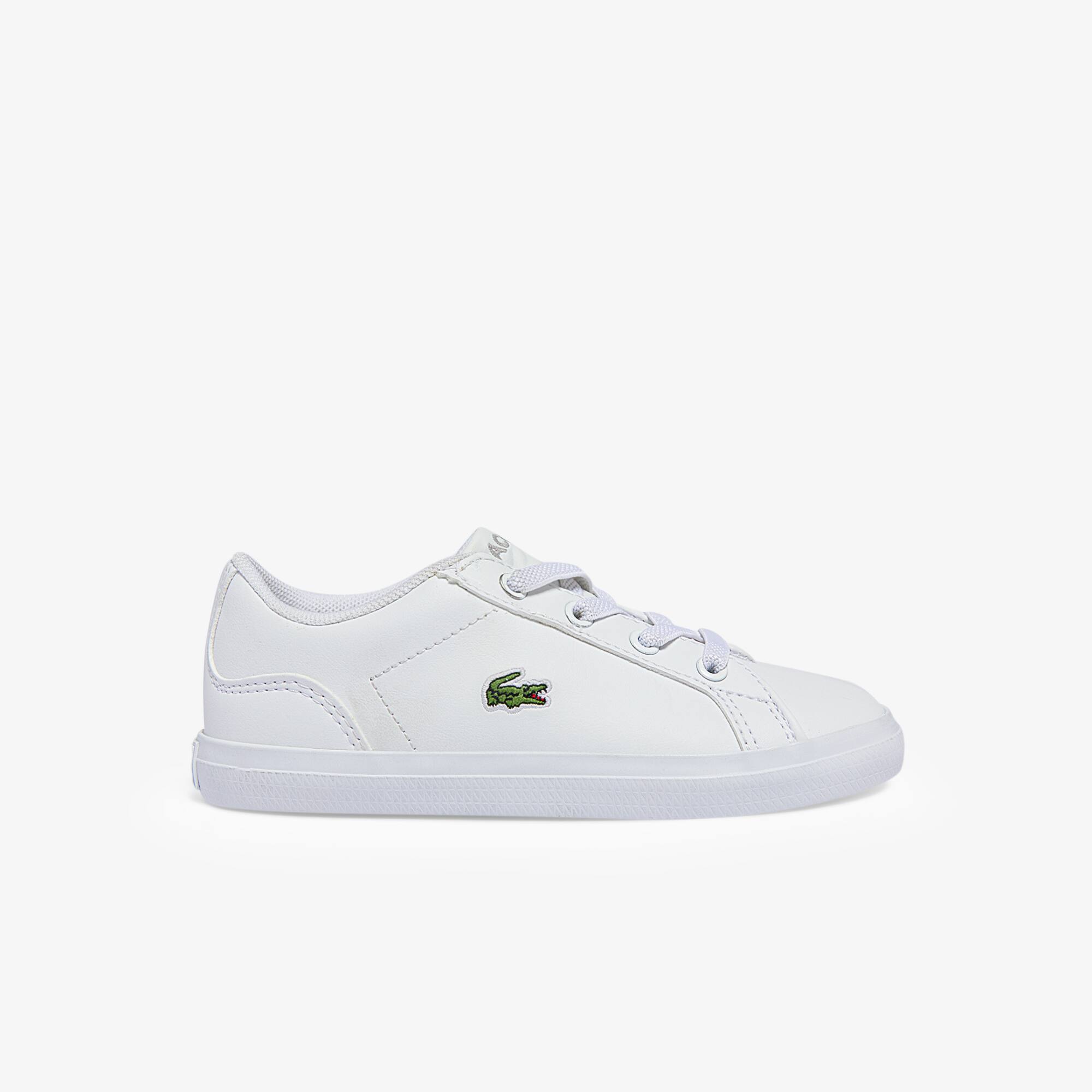 Lacoste Lerond Unisex Trainers, Size: 8K, White - PU