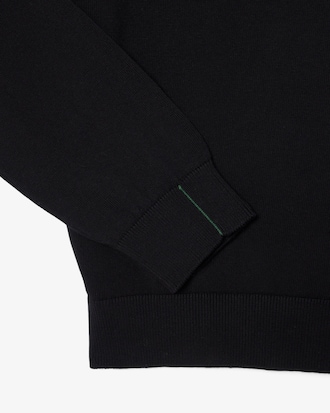 Monochrome Crew Neck Cotton Sweater