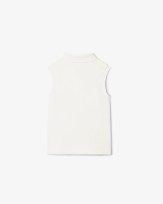 Sleeveless Terry Polo Shirt
