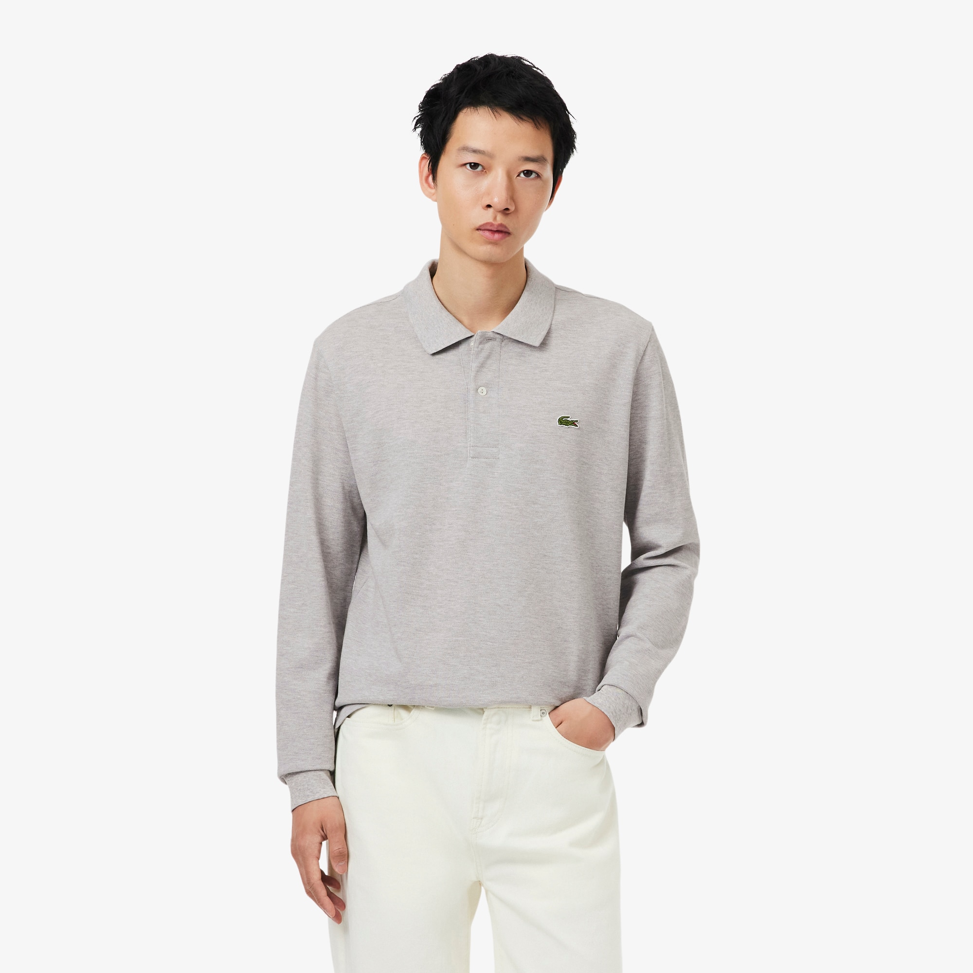 Classic Fit Long Sleeved L.12.12 Polo Shirt - Long Sleeves - New