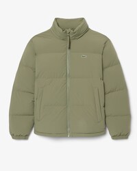 Water-Repellent Hooded Down Jacket