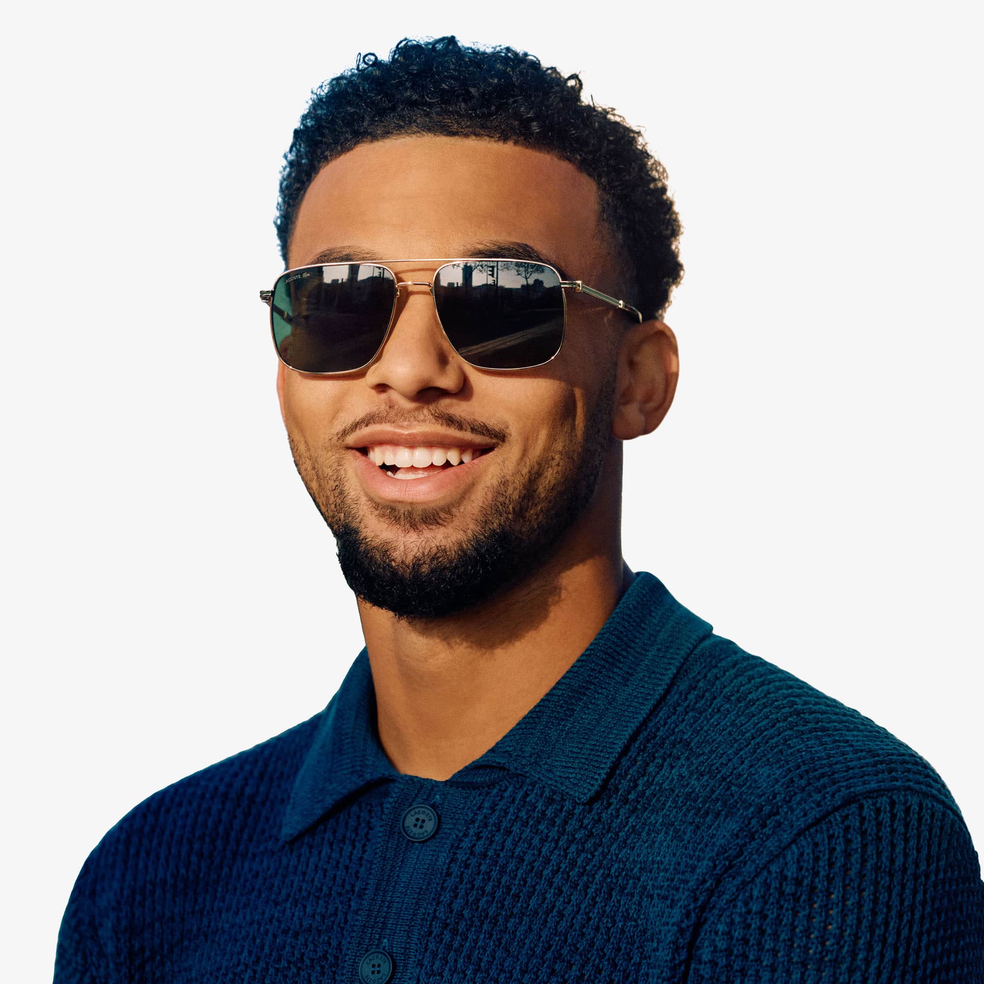 ルイコス　 The Line Metal Navigator Glasses - Men's Sunglasses - New In 2026