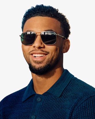 The Line Metal Navigator Glasses