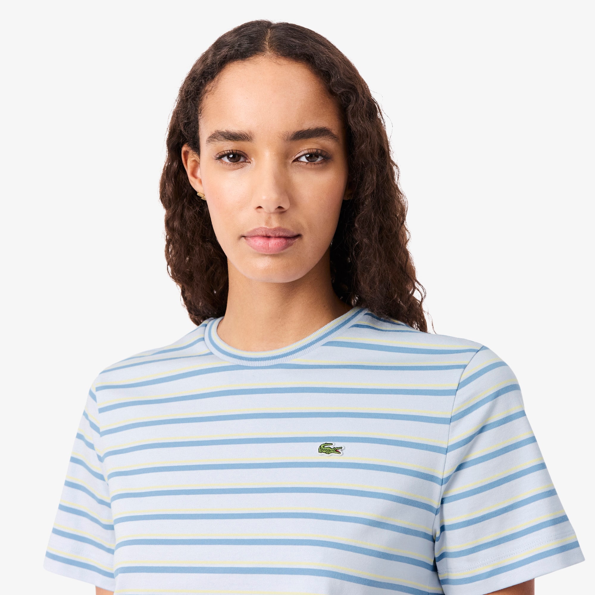 Striped Jersey T-shirt - Women's T-Shirts - New In 2026 | Lacoste