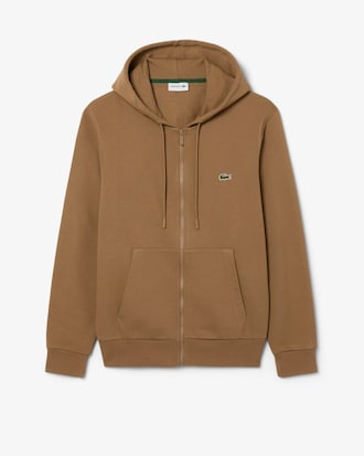 Classic Fit Zipped Fleece Sweatshirt
