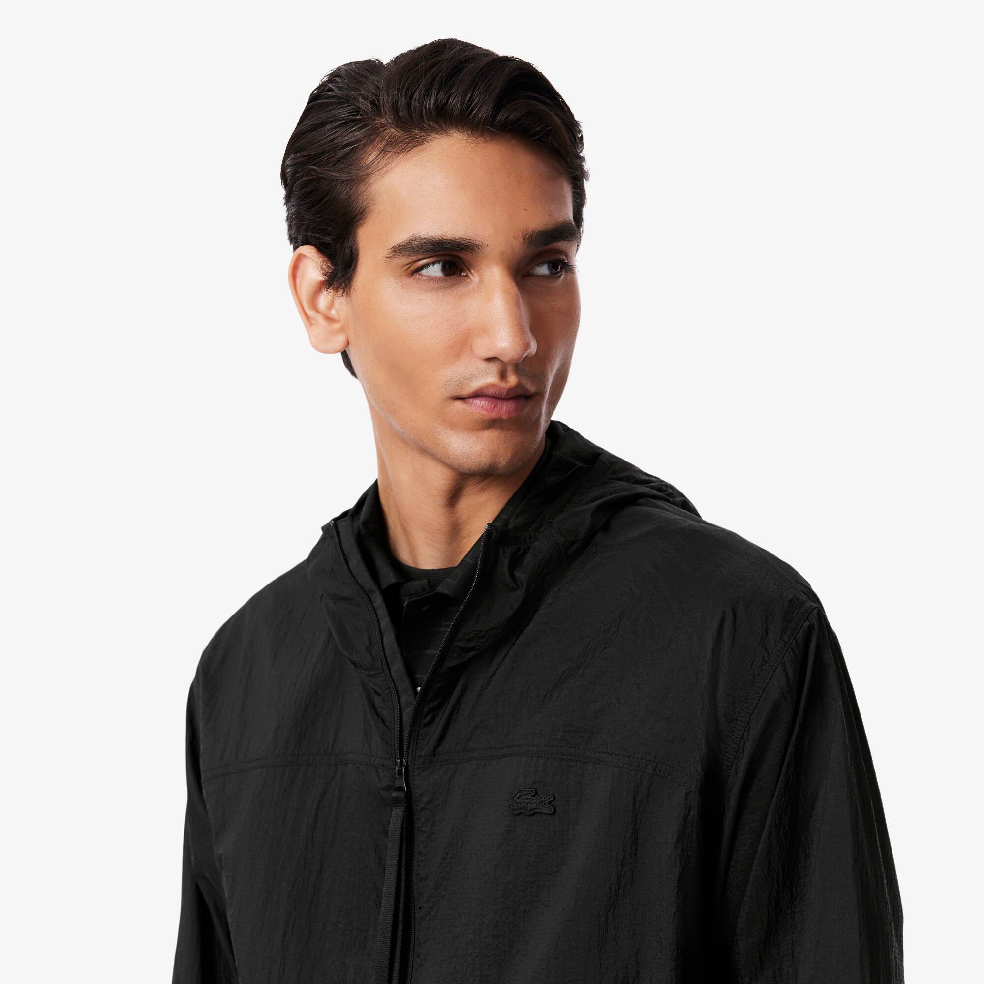 Water-Repellent Packable Nylon Jacket - Men's Jackets & Coats