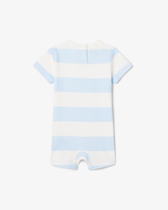 Infants' Striped Interlock Onesie