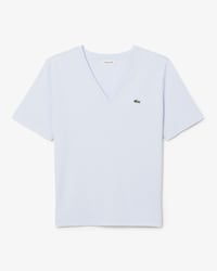 Relaxed Fit Soft Cotton V Neck T-shirt