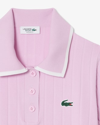 Short Sleeved Polo Collar Golf Sweater