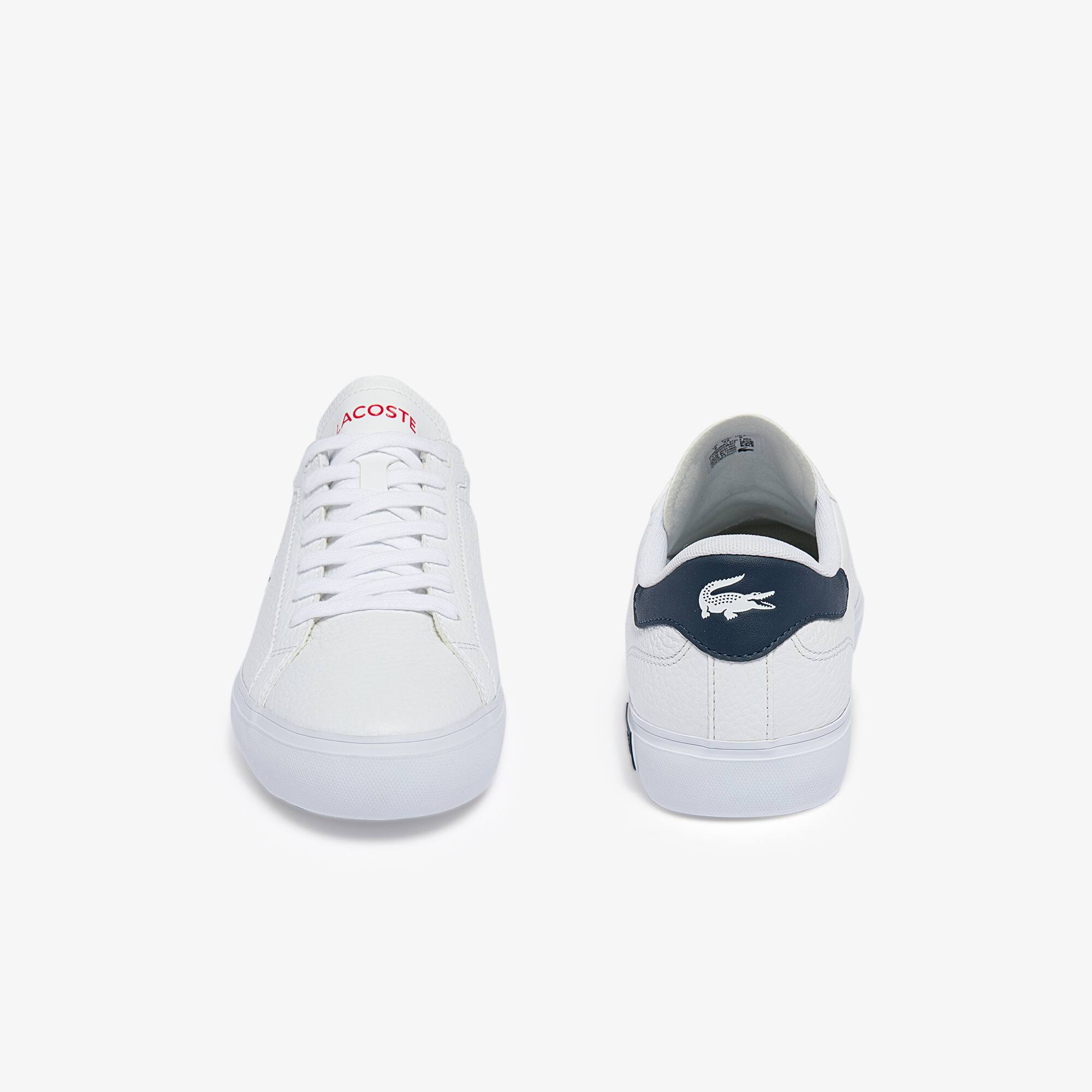 Men's Powercourt Leather Trainers | LACOSTE