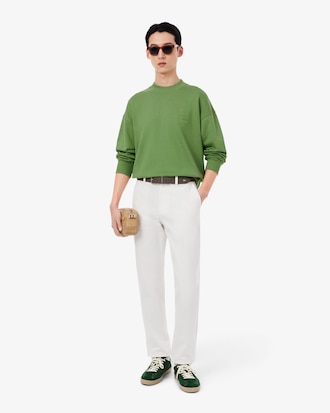 Embroidered Fleece Sweatshirt