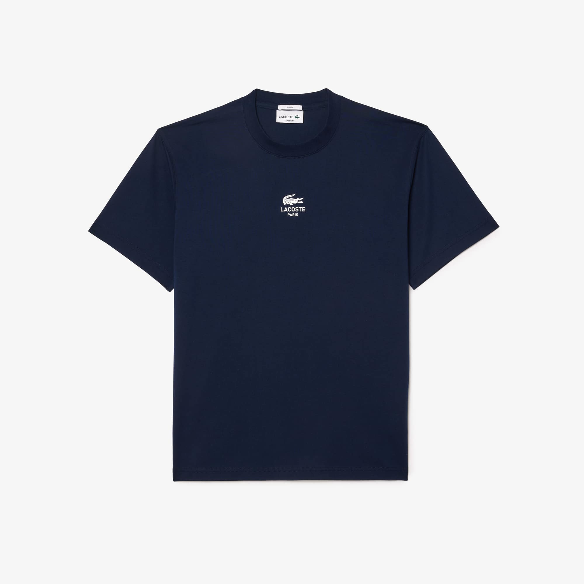 Tシャツ・カットソー Lacoste Crew Neck Navy T-Shirt TH2038-166 Lacoste Regular Fit Men's T-Shirt Blue TH2038-00-166