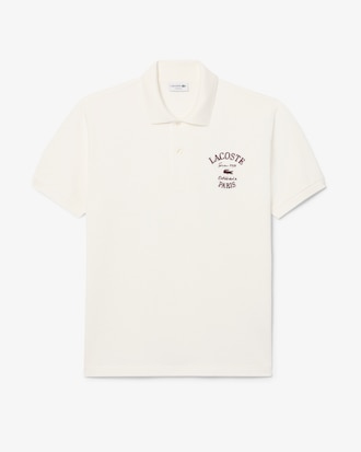 Classic Fit Embroidered Petit Piqu&eacute; Polo Shirt