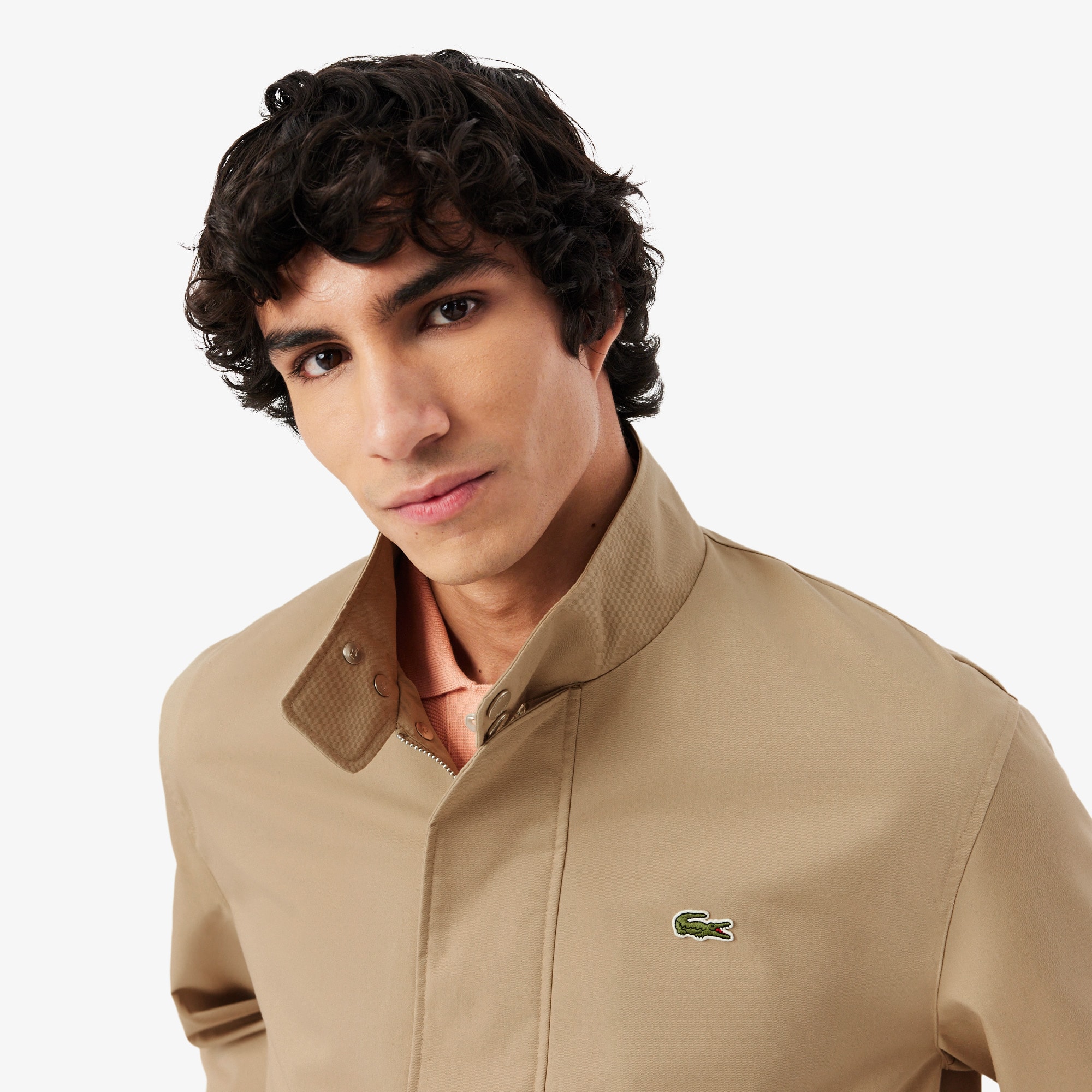 Water-Repellent Twill Harrington Jacket - Men's Jackets & Coats