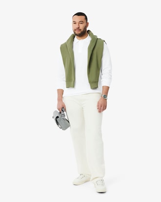Classic Fit Long Sleeved L.12.12 Polo Shirt