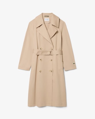Oversized Water-Repellent Trench Coat