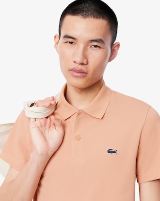 Regular Fit Cotton Blend Polo Shirt