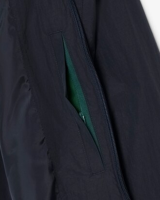 Water-Repellent Textured Taffeta Jacket