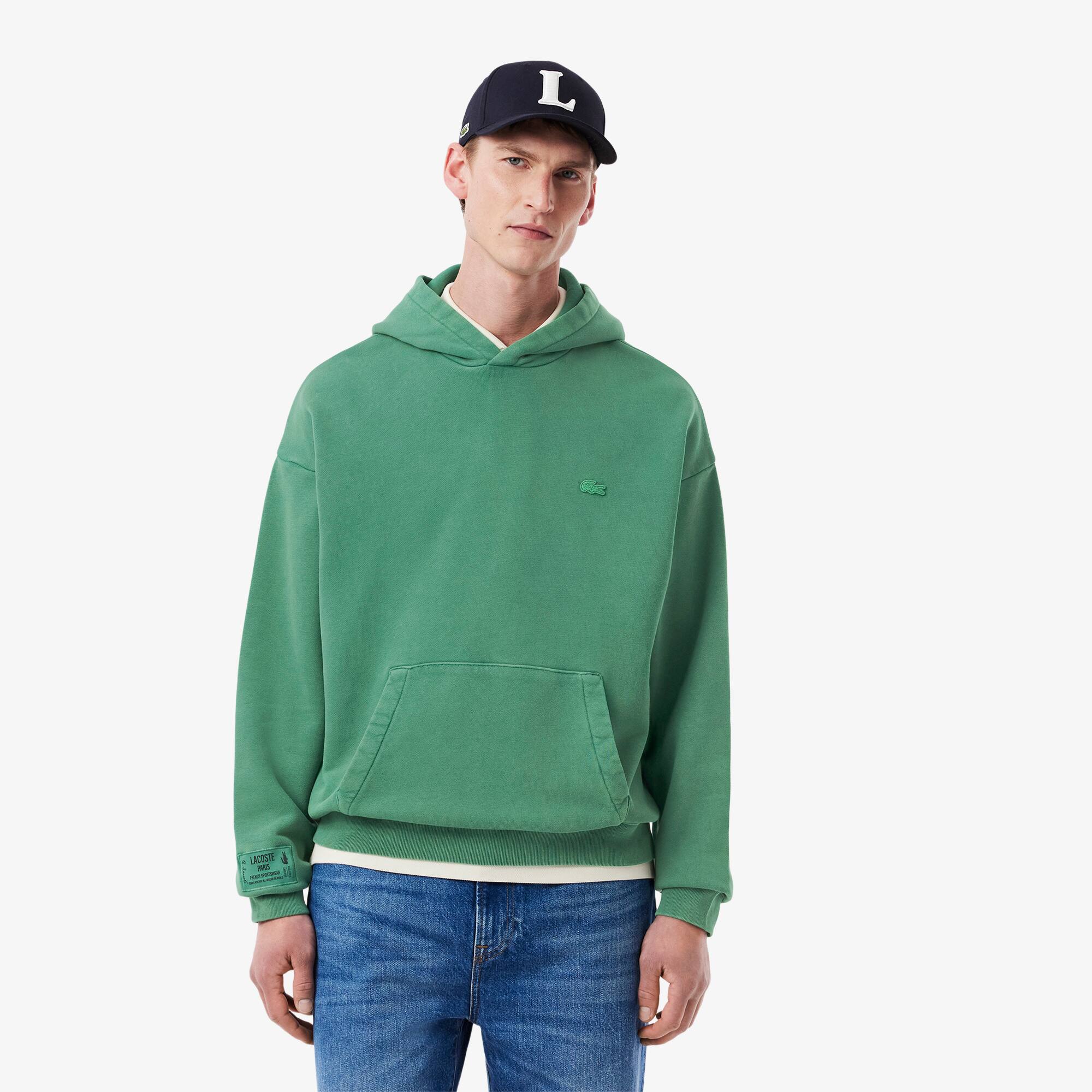 Washed Effect Hoodie - Men's Sweatshirts - New In 2025 | Lacoste
