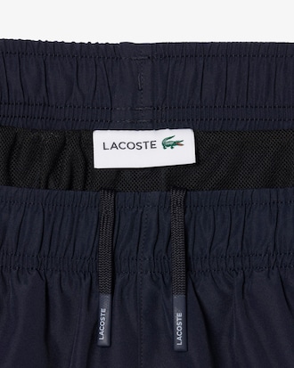 Mid Length Colorblock Swim Trunks