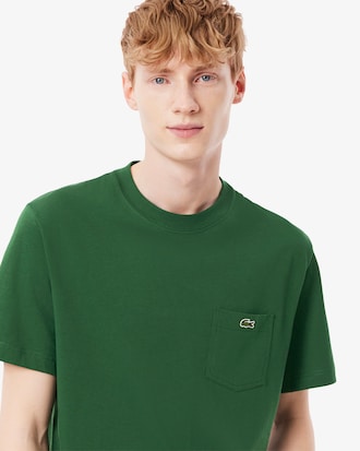 Cotton T-shirt with Breast Pocket