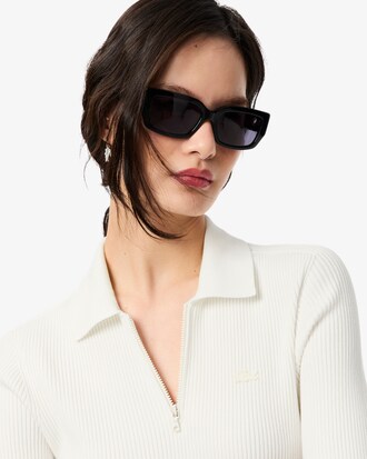 Pleated Polo Collar Dress