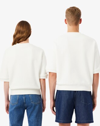 Relaxed Fit Short Sleeved Sweatshirt