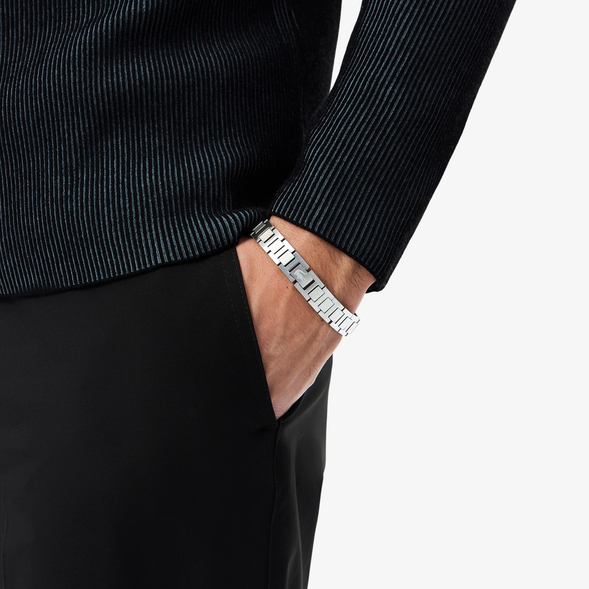 【LACOSTE】Metropole ブレスレット/シルバー Metropole Bracelet - Men's Jewellery - New In 2025 | Lacoste