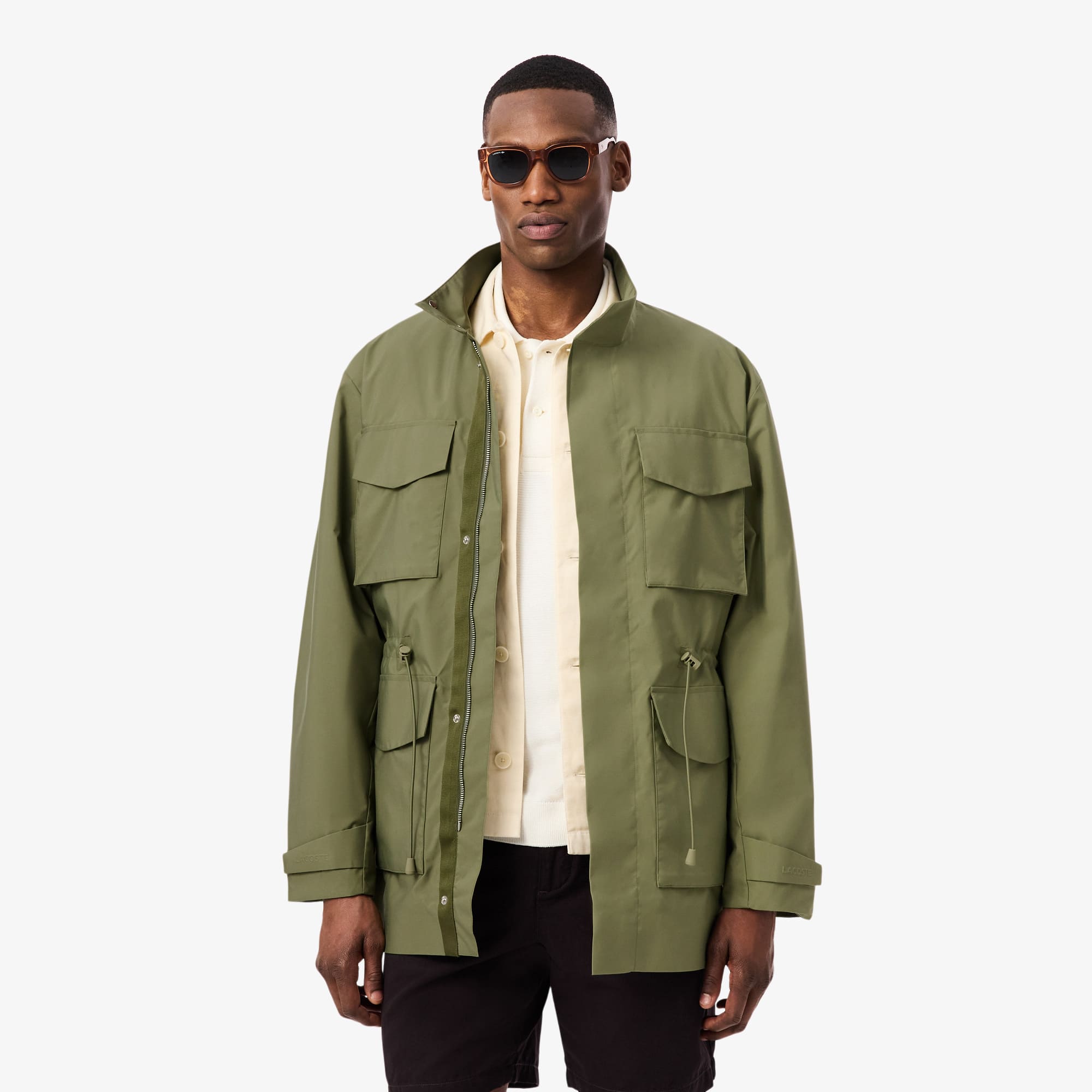 Mid-Length Water-Repellent Windbreaker Jacket - Men's Jackets