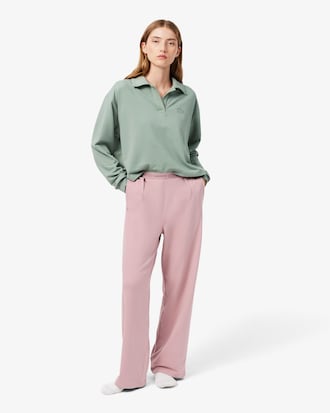 Wide Fit Fleece Loungewear Pants