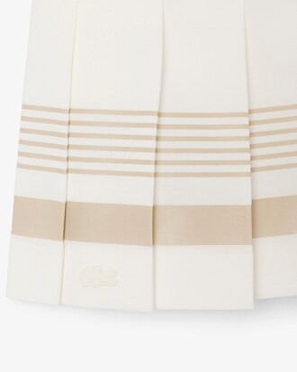 Runway Pure Wool Blend Pleated Mini Skirt