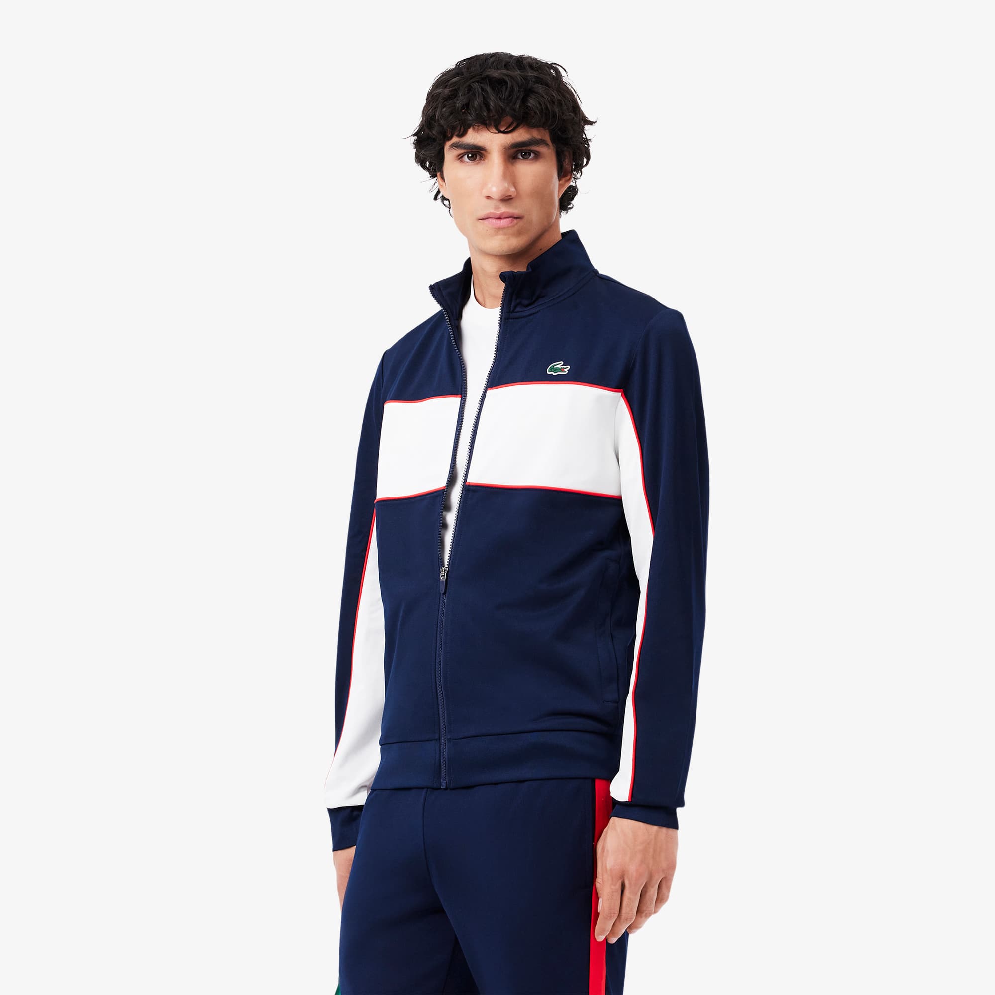 LACOSTE SPORT フルジップジャケット US S Lacoste Men's Sport Zip-Up Track Jacket Lightweight