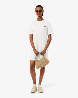 Oversized cotton T-shirt dress