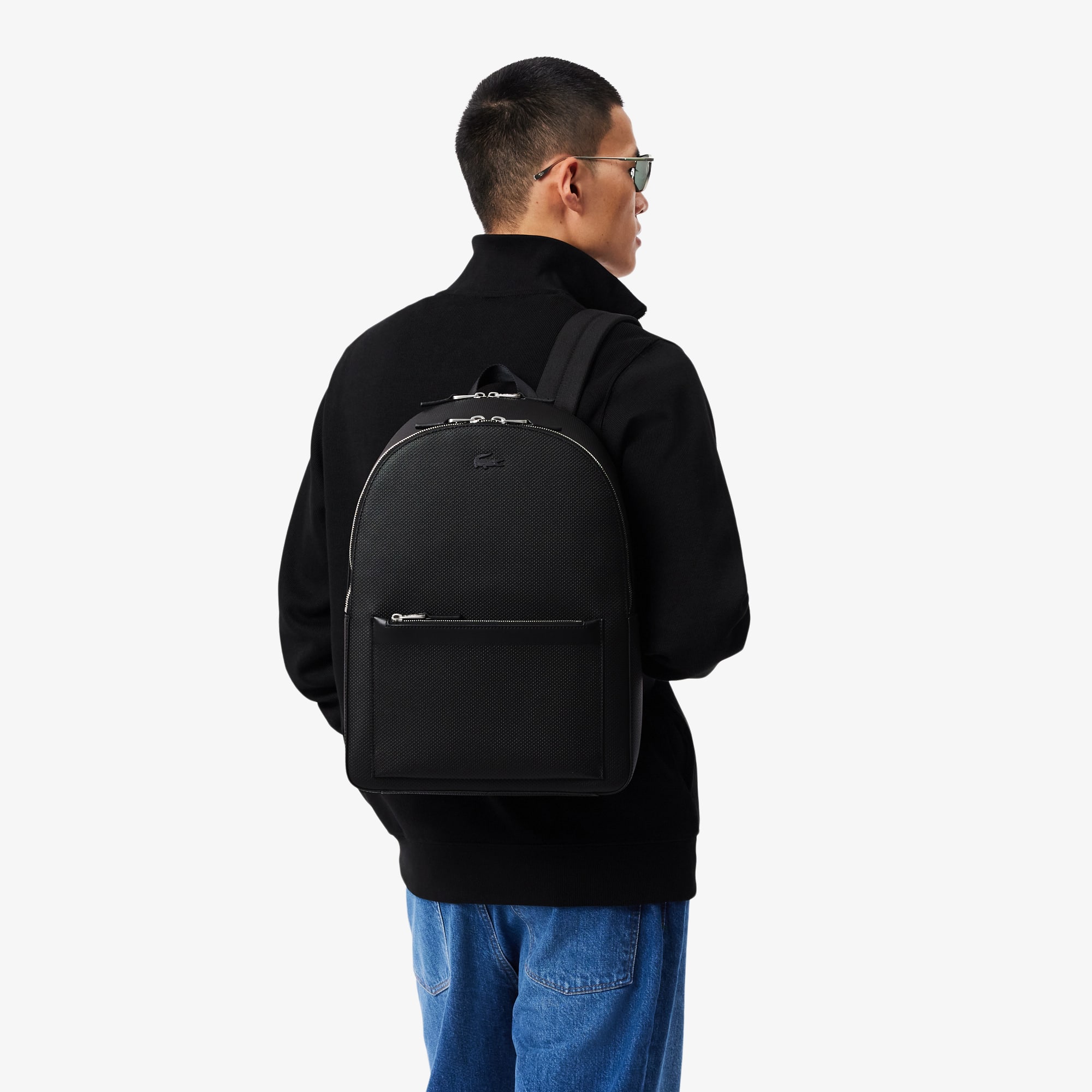 カーズ様用LACOSTE ブラック バックパック LACOSTE（ラコステ） 最大55%☆1/30〜 リュック LACOSTE MEN'S CLASSIC