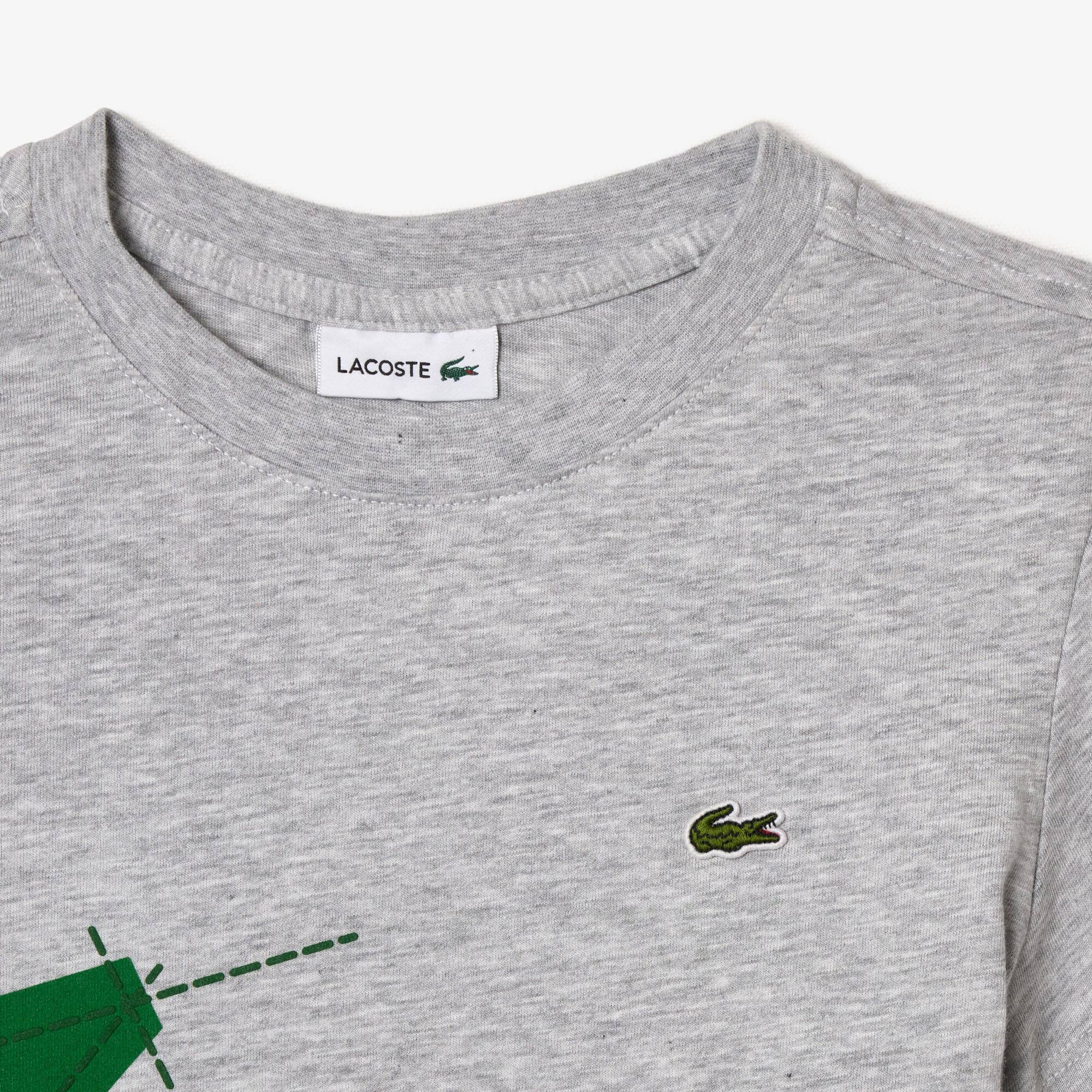 Crocodile Graphic Cotton T-shirt - Boys' T-Shirts & Shirts
