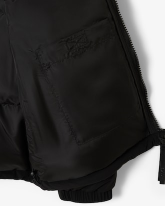 Water-Repellent Hooded Down Jacket