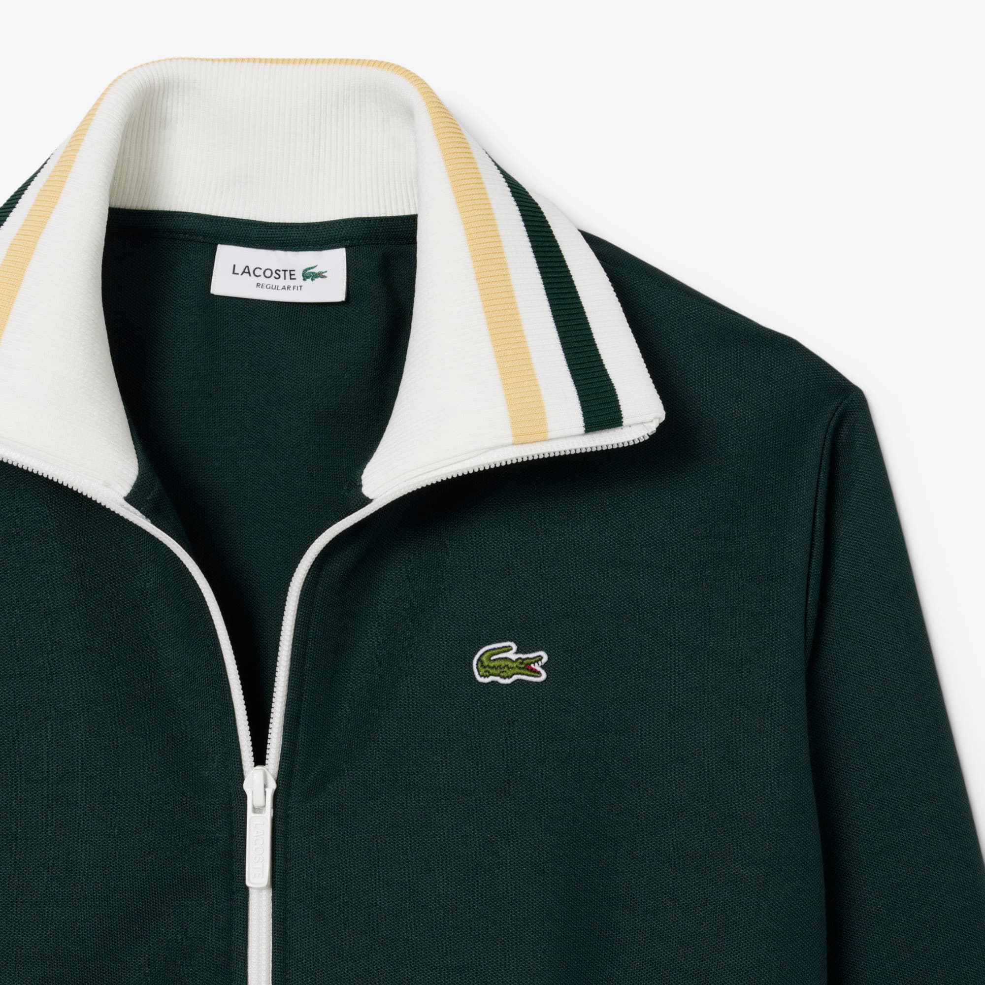 Zipped Stripe Accent Sweatshirt - undefined - New In 2026 | Lacoste