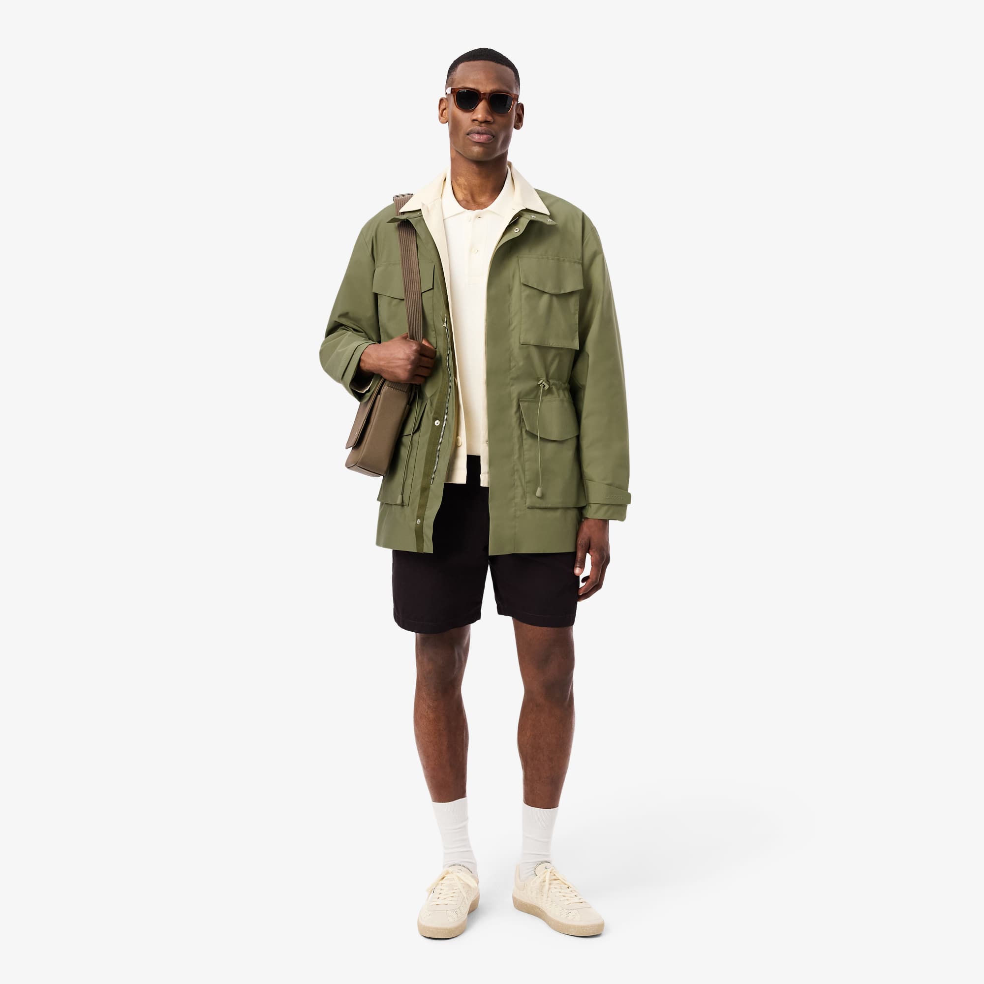 Mid-Length Water-Repellent Windbreaker Jacket - Men's Jackets
