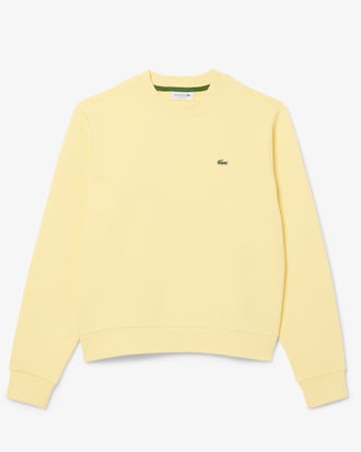 Relaxed Fit Fleece Crew Neck Sweatshirt