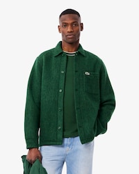 Wool Blend Felt Overshirt