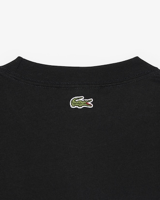 Heavy Cotton Jersey Embroidery Accent T-shirt