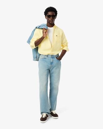 Regular Fit Striped Linen Shirt