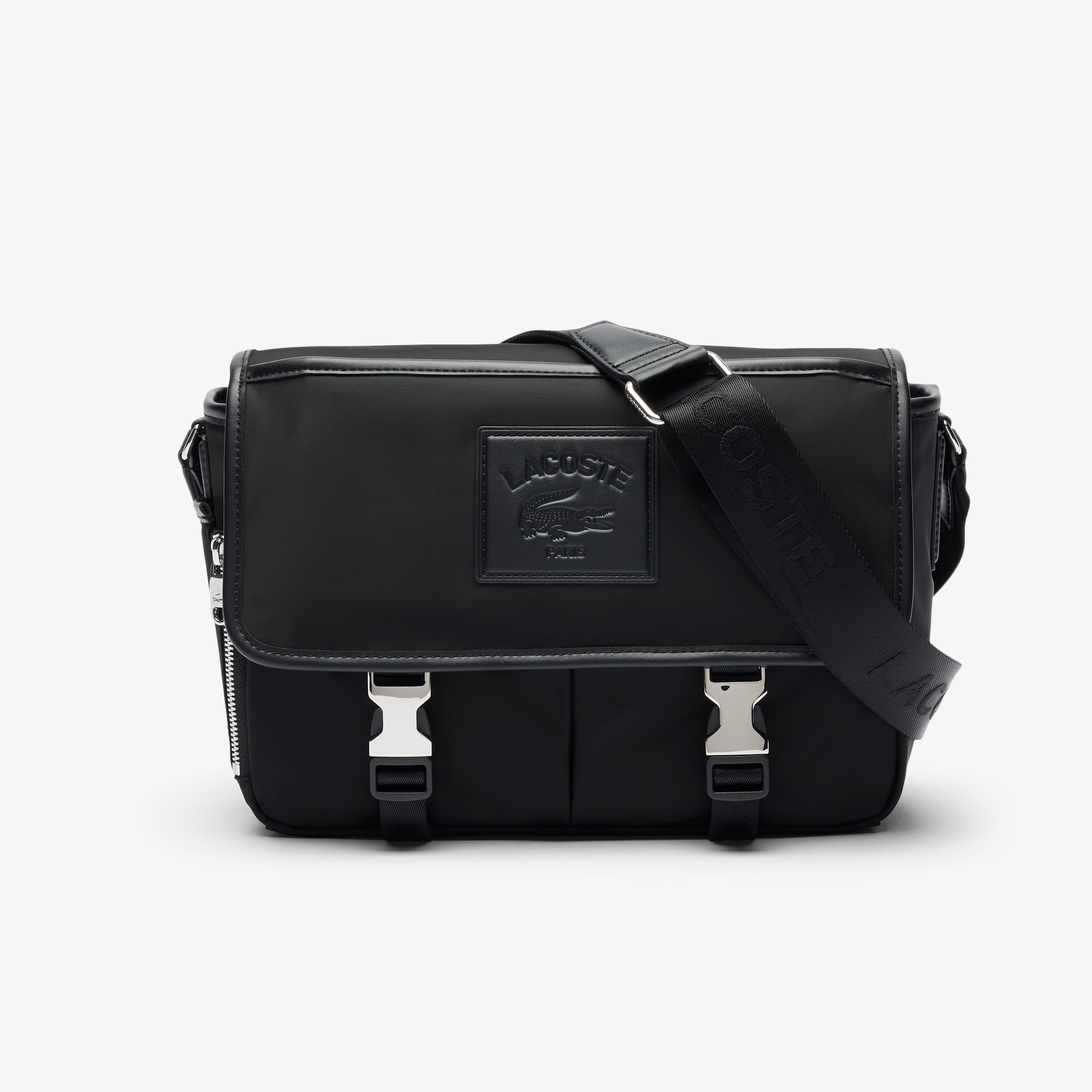 Lacoste Classic Flap Close Satchel - Men's Vertical Bags - New In