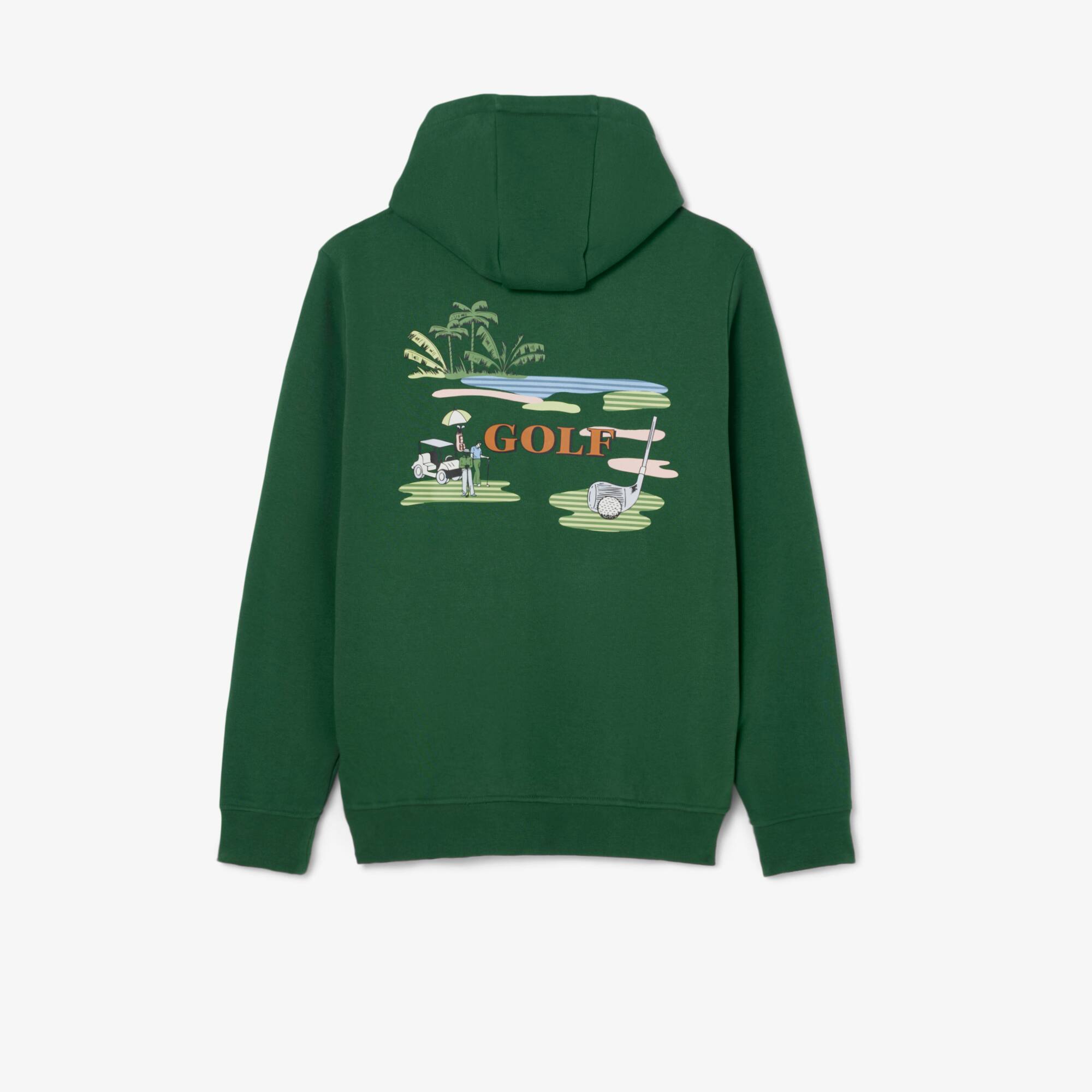 Golf Print Hoodie - Men's Sweatshirts - New In 2026 | Lacoste