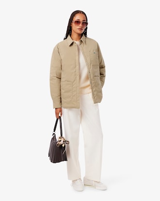Water-Repellent Padded Overshirt