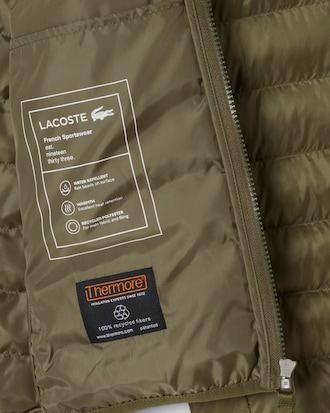 Water-Repellent Quilted Puffed Jacket