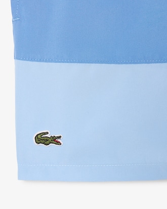 Striped Taffeta Swim Trunks